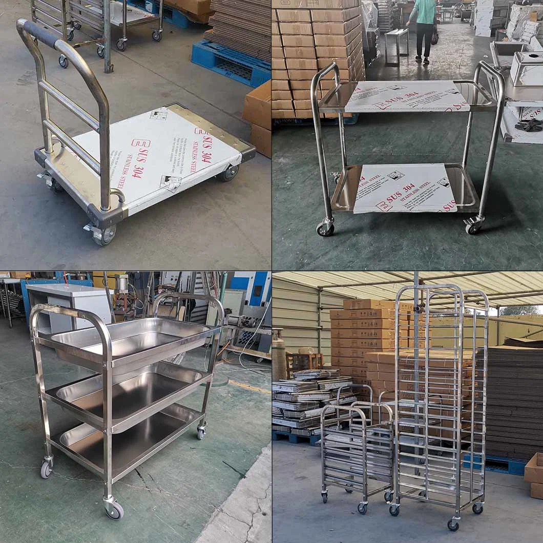 Stainless Steel Cooling Rack Trolley for Baking Kitchen Rolling Utility Trolley Cart as Bakeware Shelves